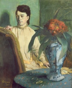 東洋の花瓶を持つ女性、1872